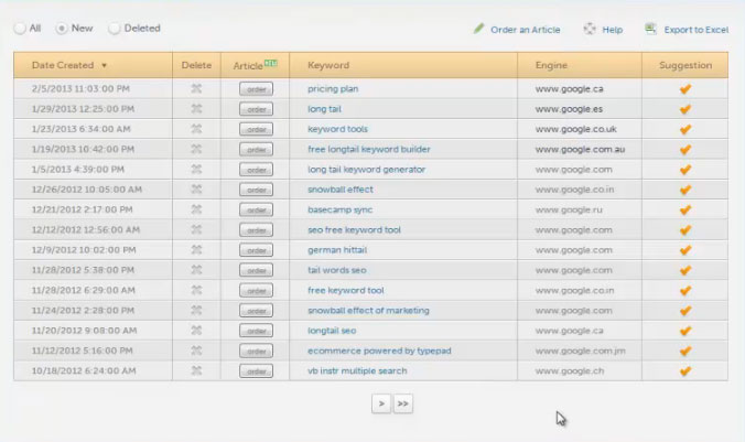 HitTail screenshot
