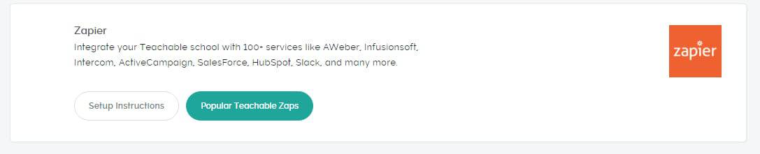 Teachable zapier integration