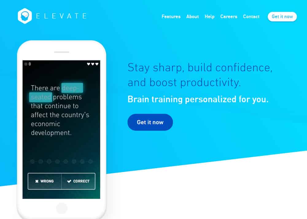 Elevate App Screenshot