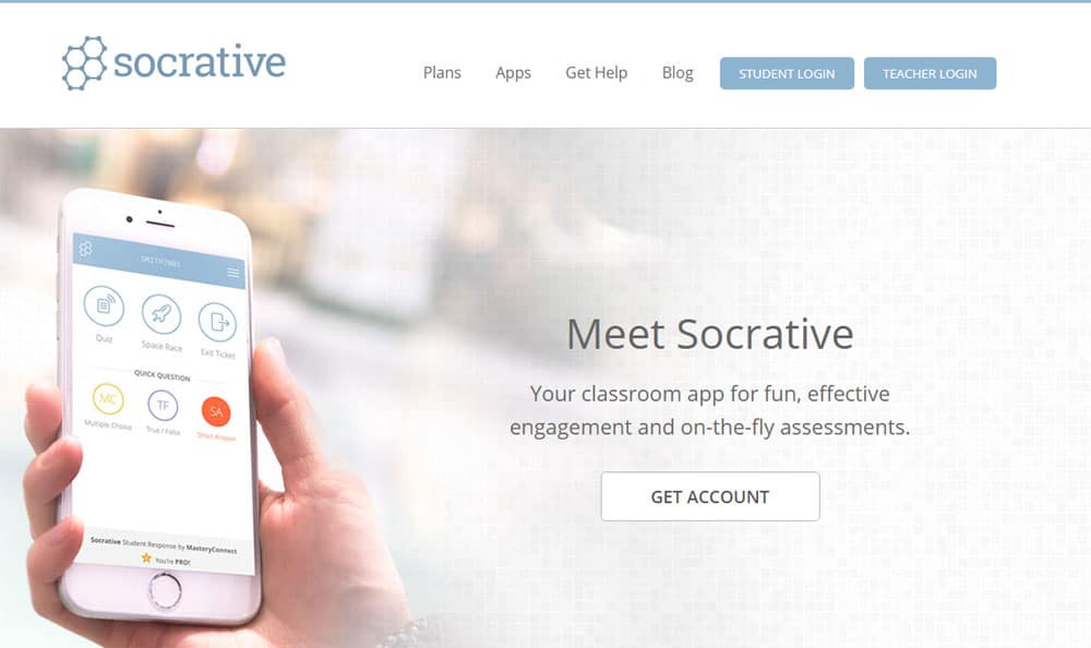 Socrative Screenshot