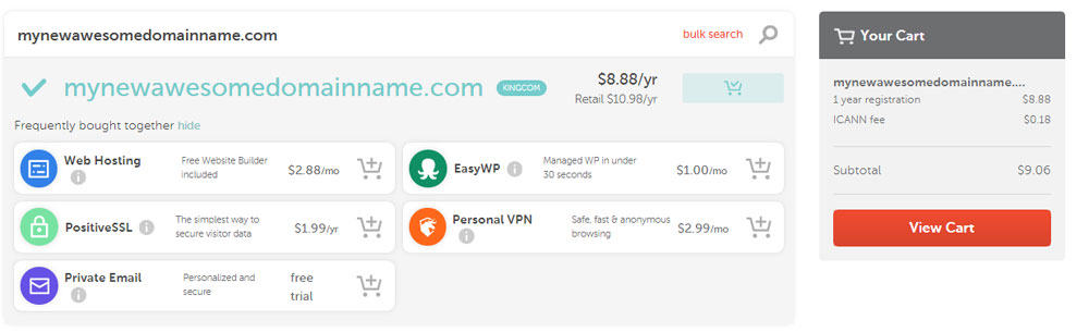 Step 4 Registering Domain Namecheap Screenshot