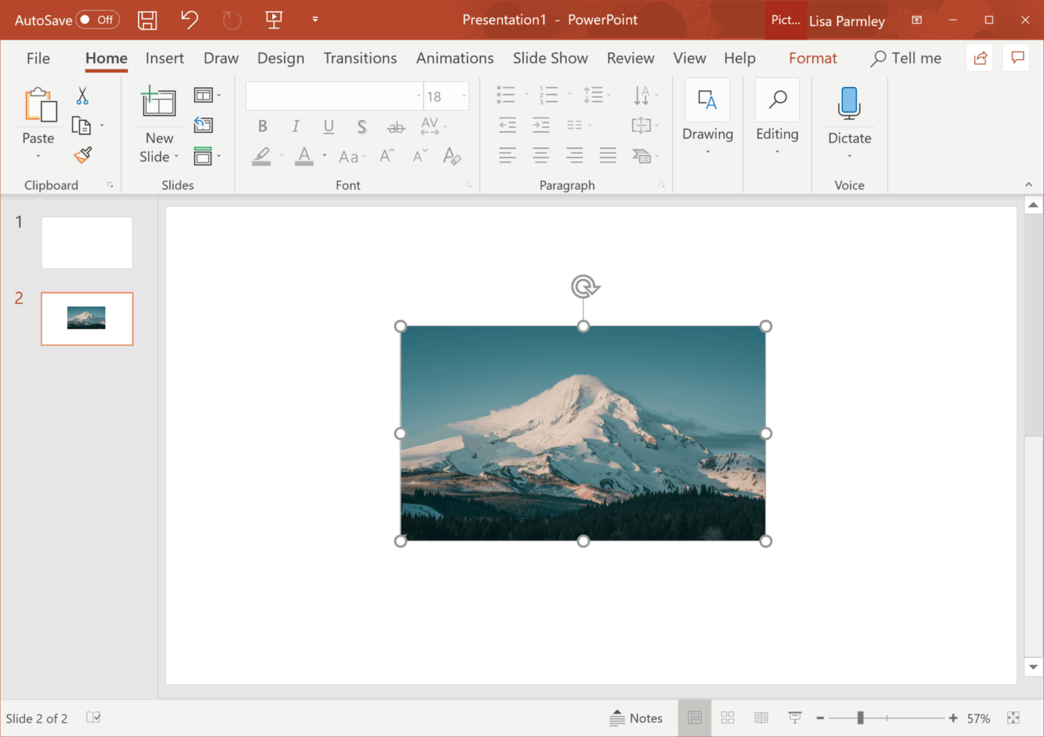 how to get two columns in powerpoint box