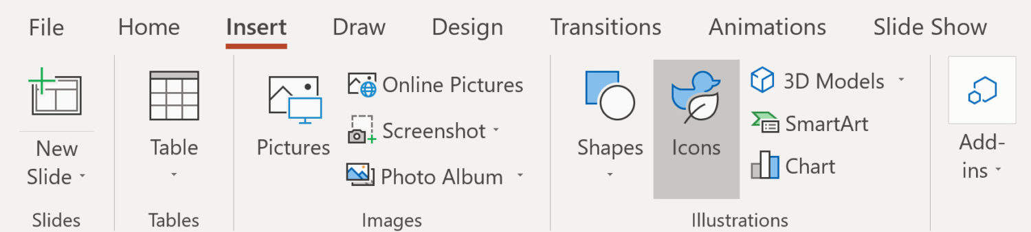 Screenshot of the PowerPoint GIF icon.