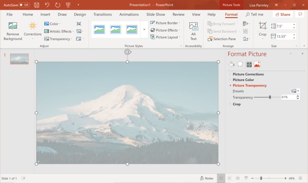 Transparent Images For Powerpoint Module How to Make a Picture Transparent in PowerPoint | Course Method
