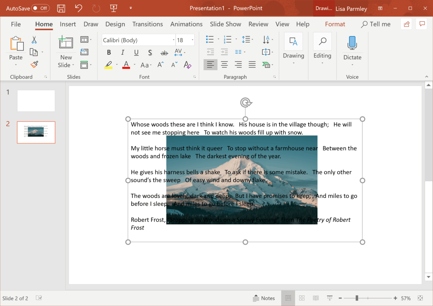 how do you make two columns in powerpoint online