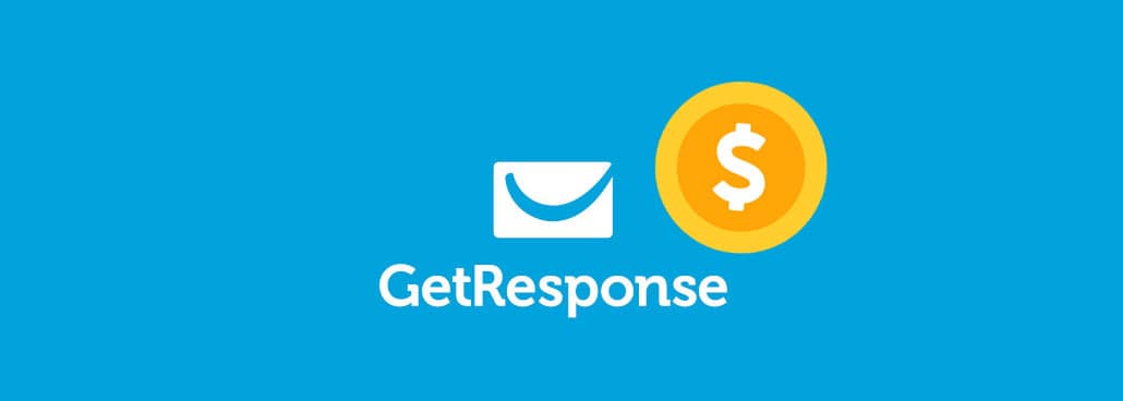 Logo for GetResponse with dollar symbol.