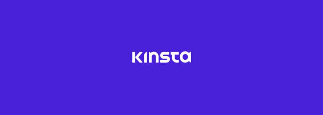 Logo of Kinsta hosting.