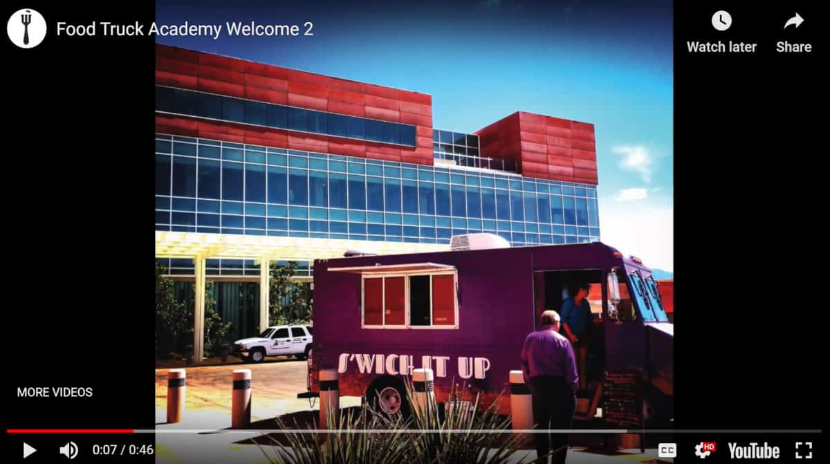 Screenshot of Food Truck Academy lead magnet