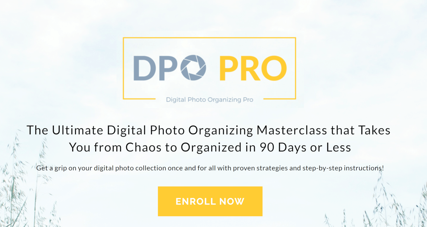 DPO PRO: The Ultimate Photo Organizing Masterclass