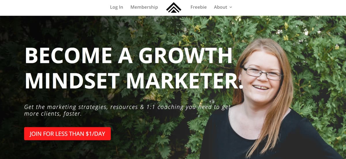 Growth Mindset Marketers Homepage