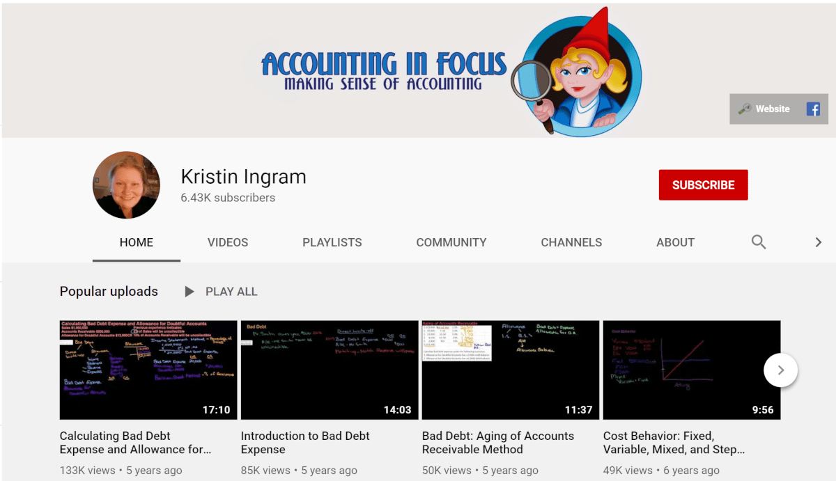 Kristin Ingram YouTube