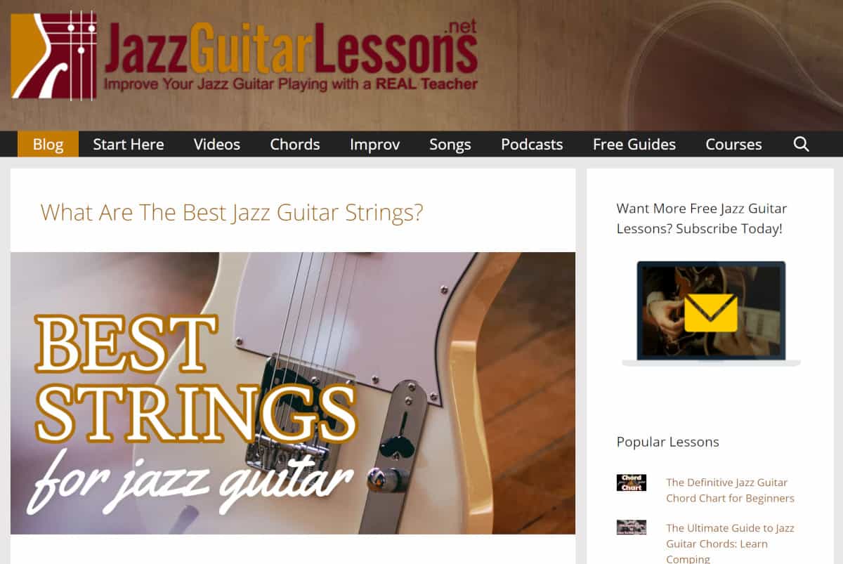 Jazz Guitar Lessons Blog