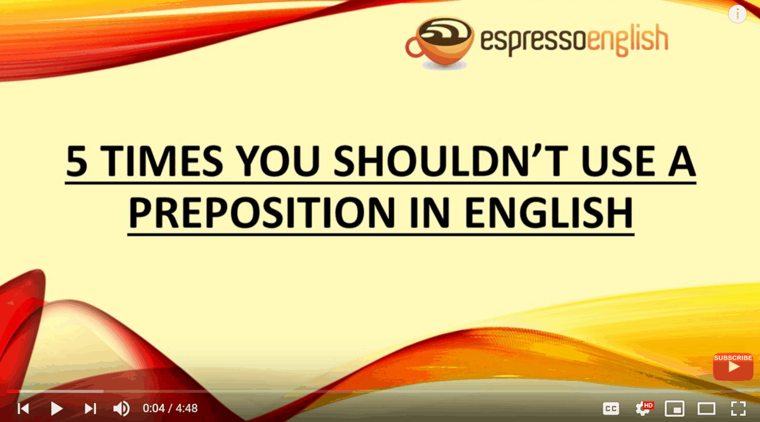 Espresso English Video Sample