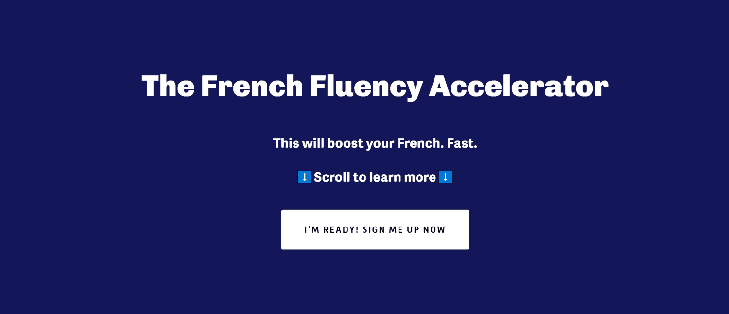 French Fluency Accelerator