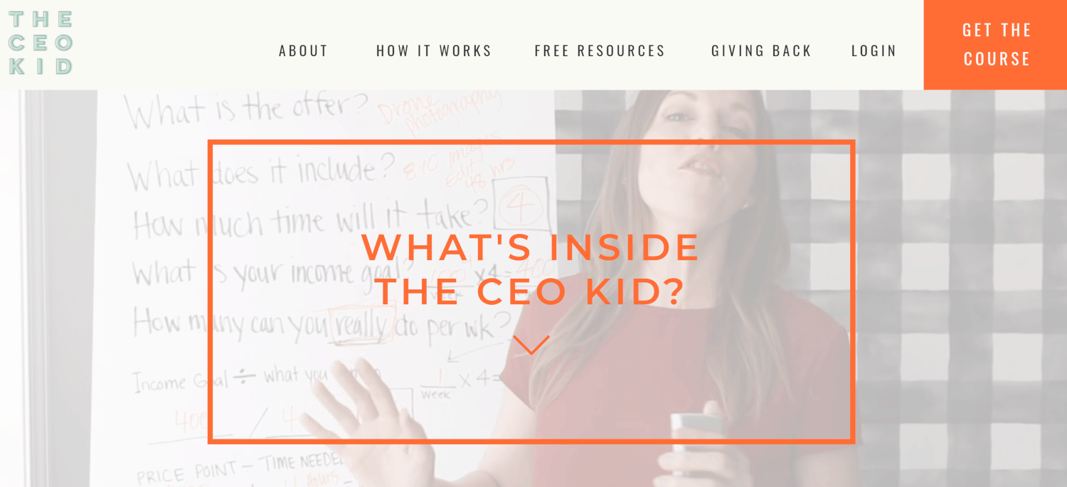 TheCEOKid.com What's Inside