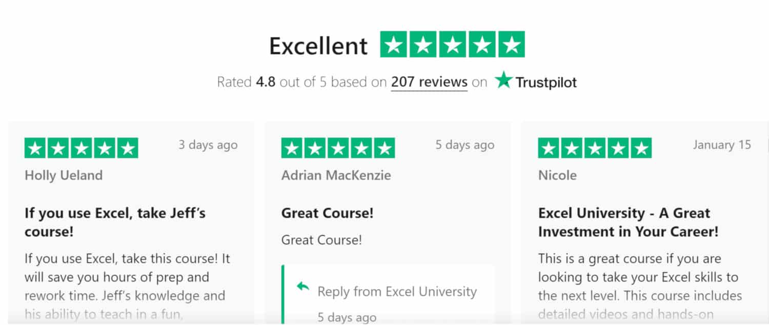 excel-university.com Reviews