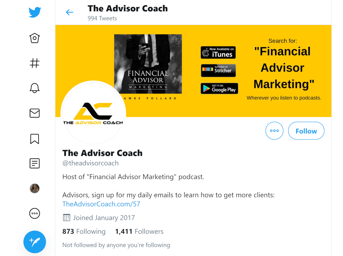 TheAdvisorCoach.com Twitter