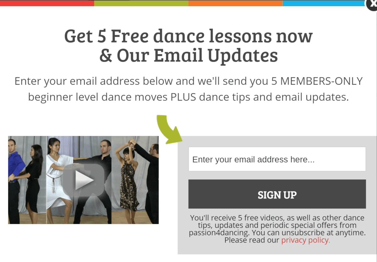 Passion4dancing.com free lessons