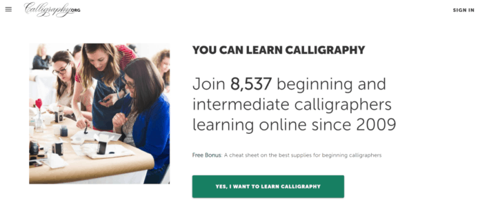How Melissa Esplin of Calligraphy.org
