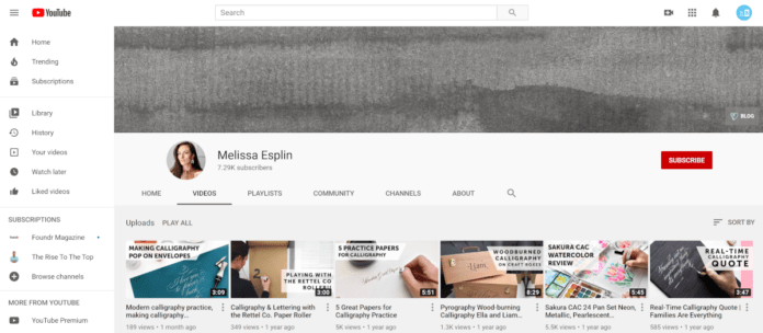 How Melissa Esplin of Calligraphy.org
