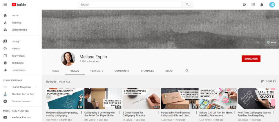 How Melissa Esplin of Calligraphy.org