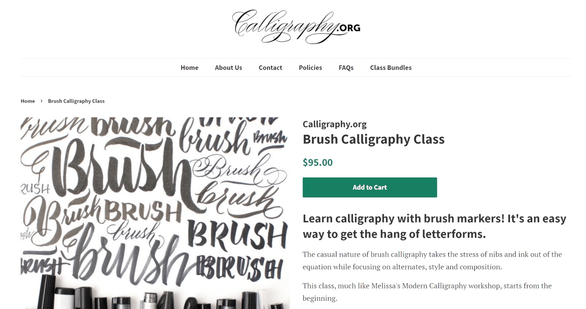 calligraphy.org course example