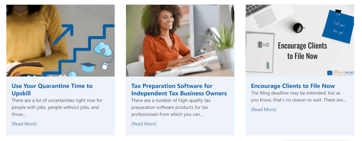 theincometaxschool.com courses