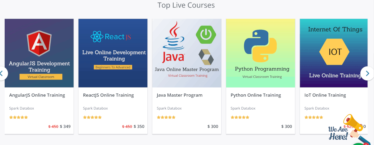 sparkdatabox.com more courses