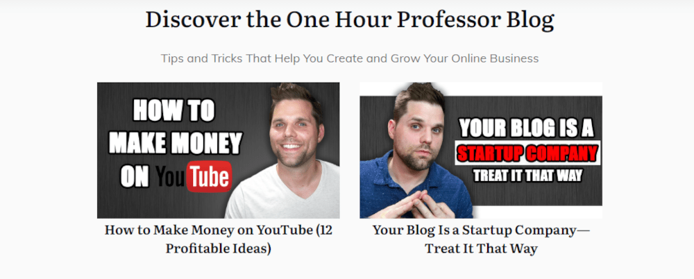 onehourprofessor.com blog