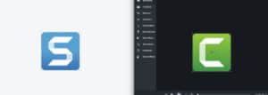 snagit and camtasia side by side