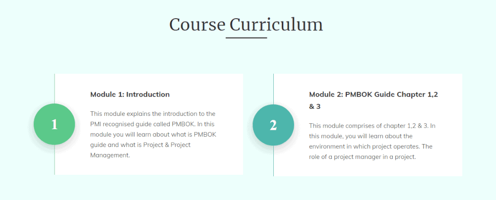 Ashwini Rao course curriculum