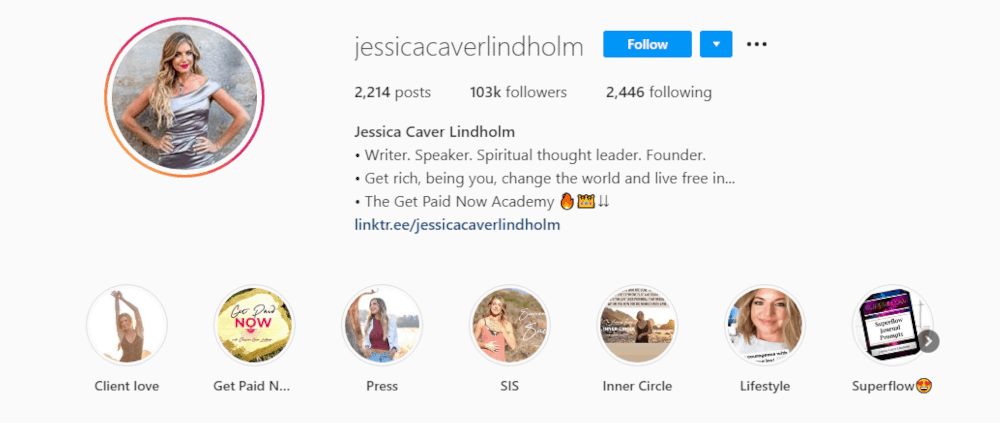 Jessica Caver Lindholm Instagram