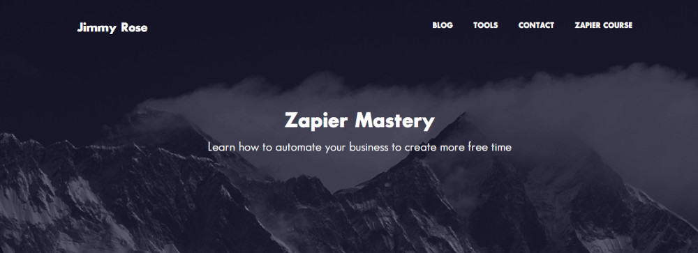 Jimmy Rose Zapier Mastery training