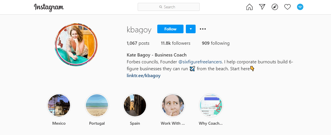 Kate Bagoy instagram