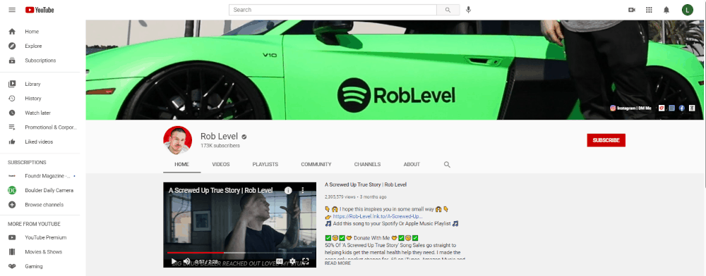 Rob Level's site