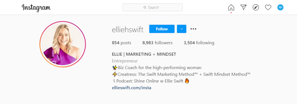 Ellie Swift's site