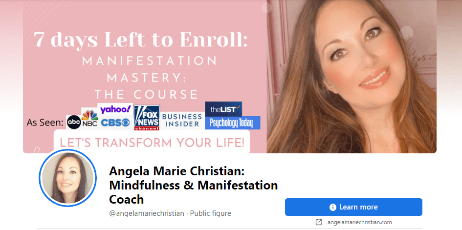 Angela Marie Christian's site