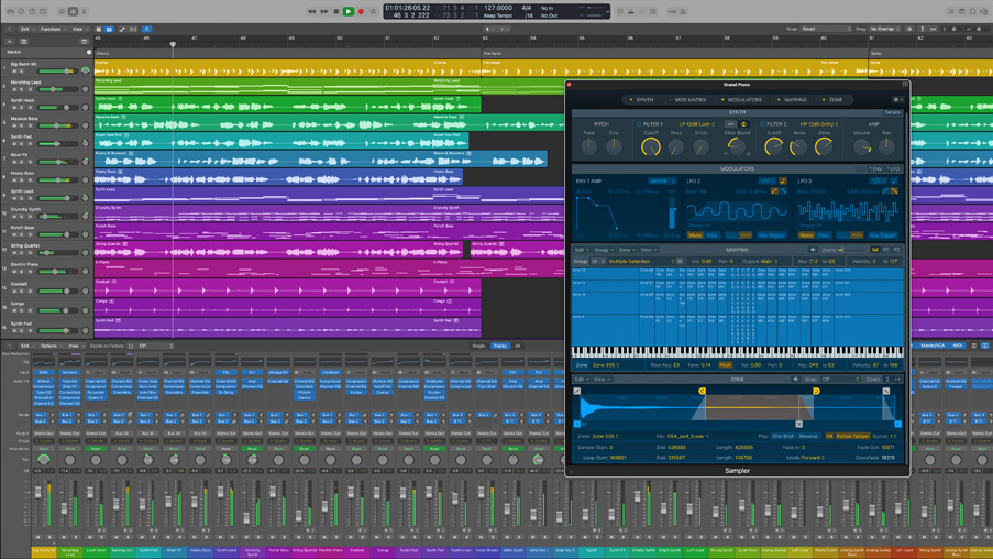 Apple Logic Pro X screenshot.