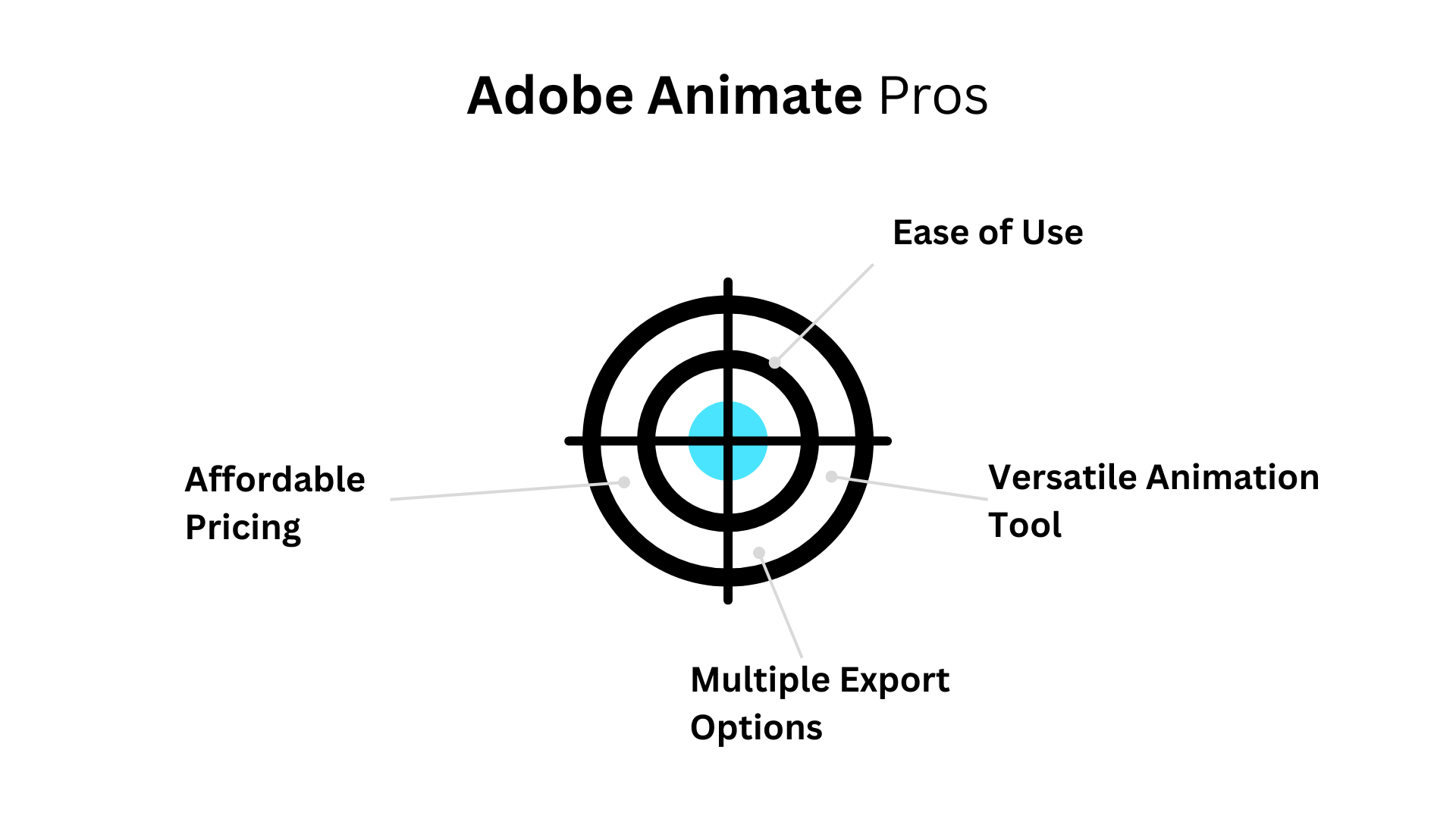 Custom image listing out the Adobe Animate Pros