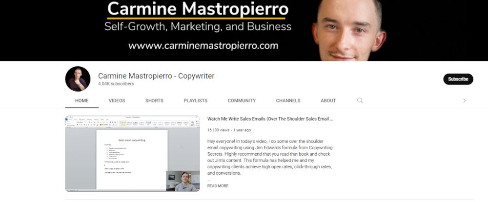 Carmine Mastropierro's site